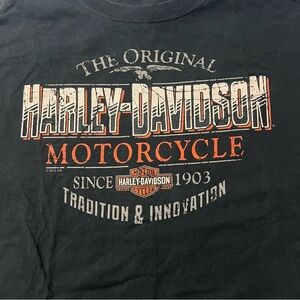 Harley-Davidson The Original Motorcycle T-Shirt XL Black Freedom N. Canton